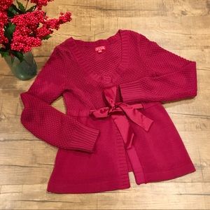 Gorgeous Cranberry Cardigan